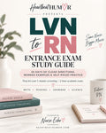 Official Heartbeat Humor LVN to RN Entrance Exam Study Guide cover